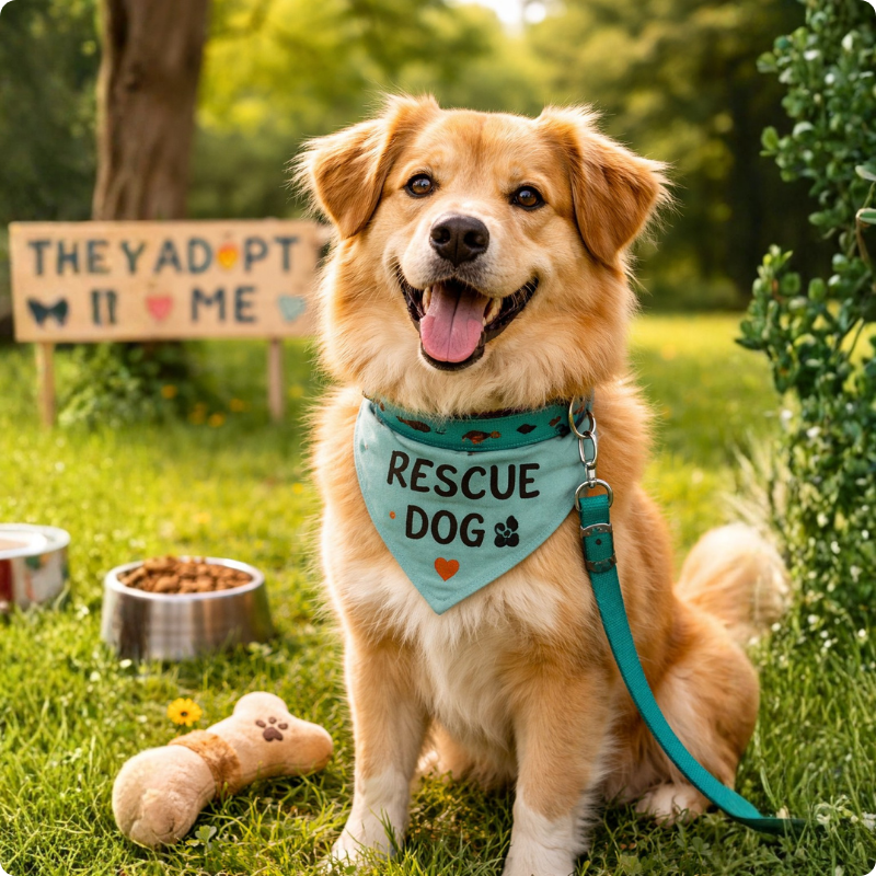 TIKIBOO rescue dog